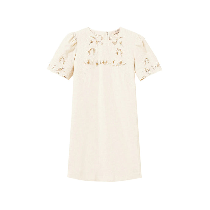 Dress Twinset Neutrals Linen/flax: 55