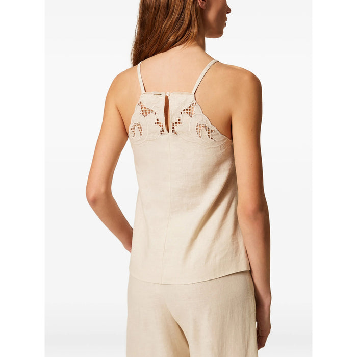 Top Twinset Neutrals Linen/flax: 55. Tops