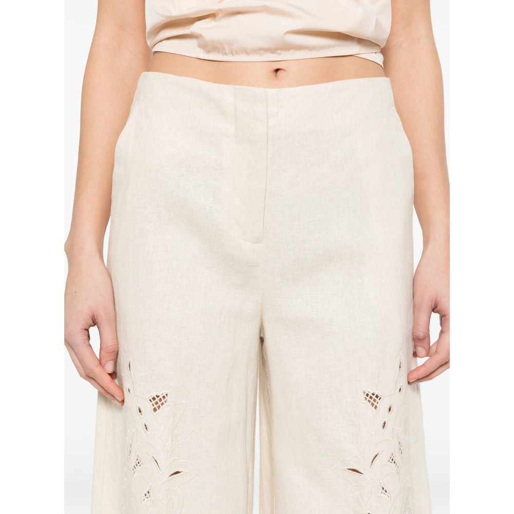 Pant Twinset Neutrals Lining Cotton: 100