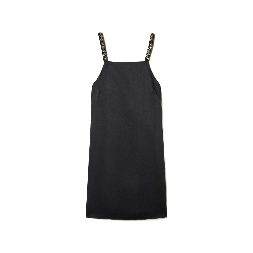 Dress Twinset Black Lining Polyester