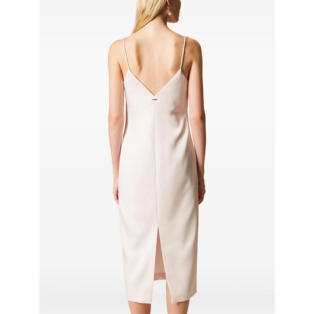 Dress Twinset Pink Polyester