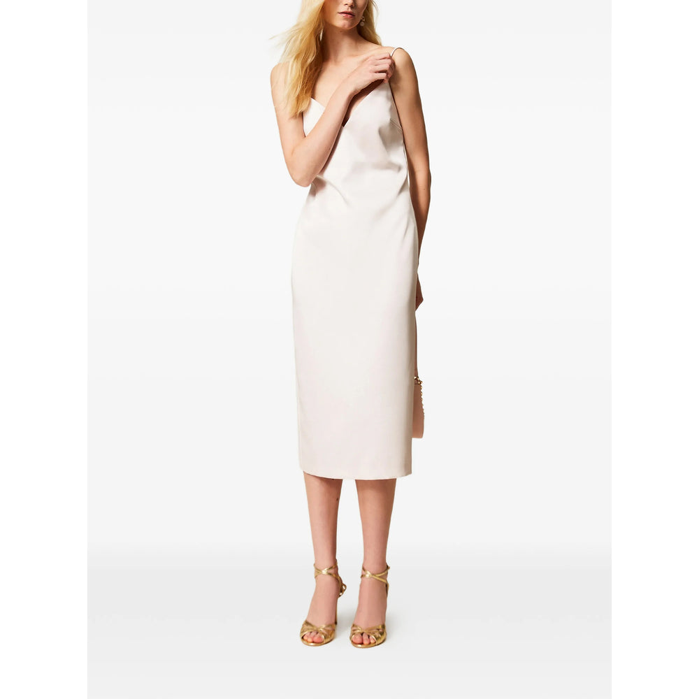Dress Twinset Pink Polyester