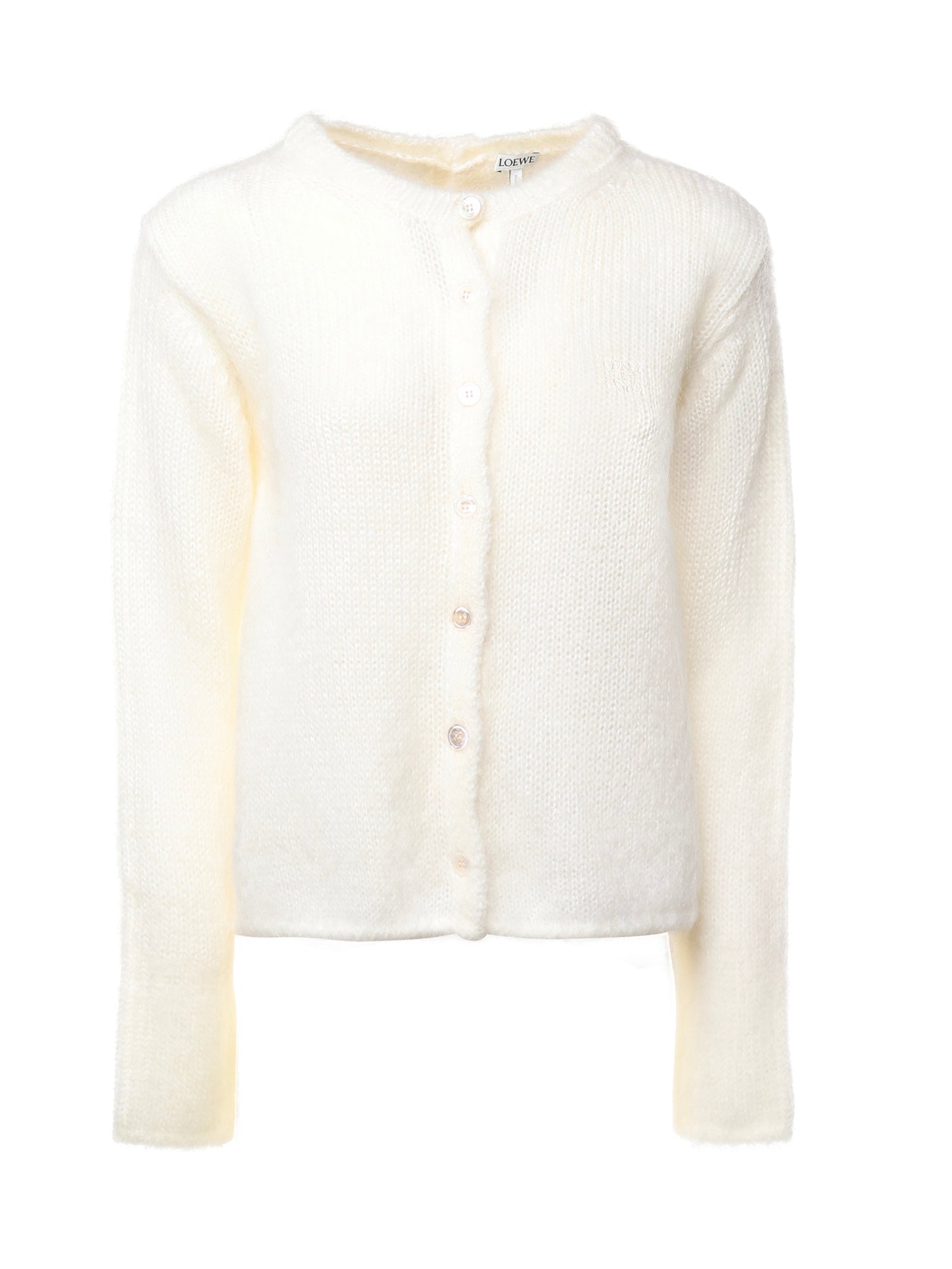 Loewe Sweaters White Wool/mohair/polyamide
