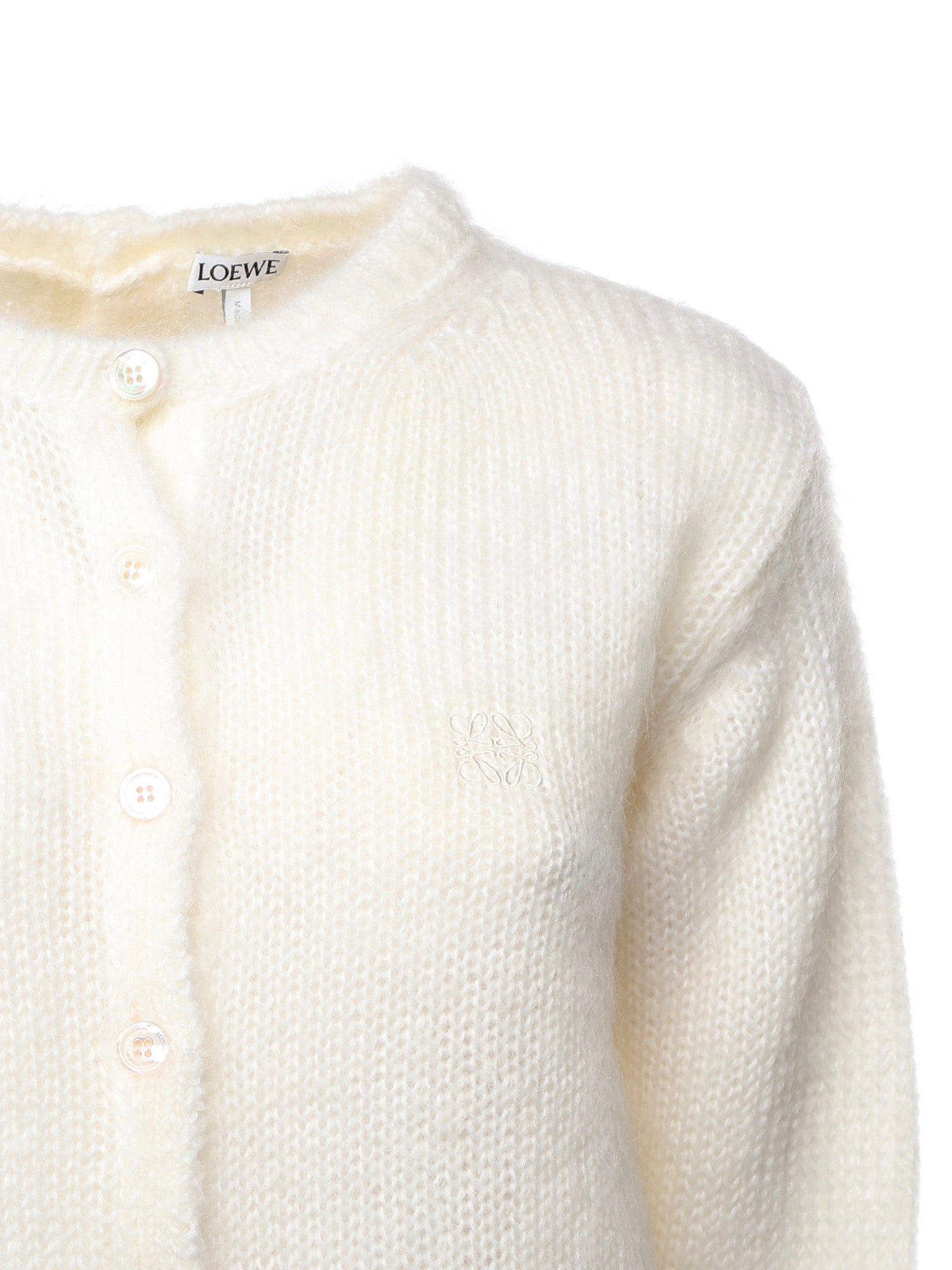 Loewe Sweaters White Wool/mohair/polyamide