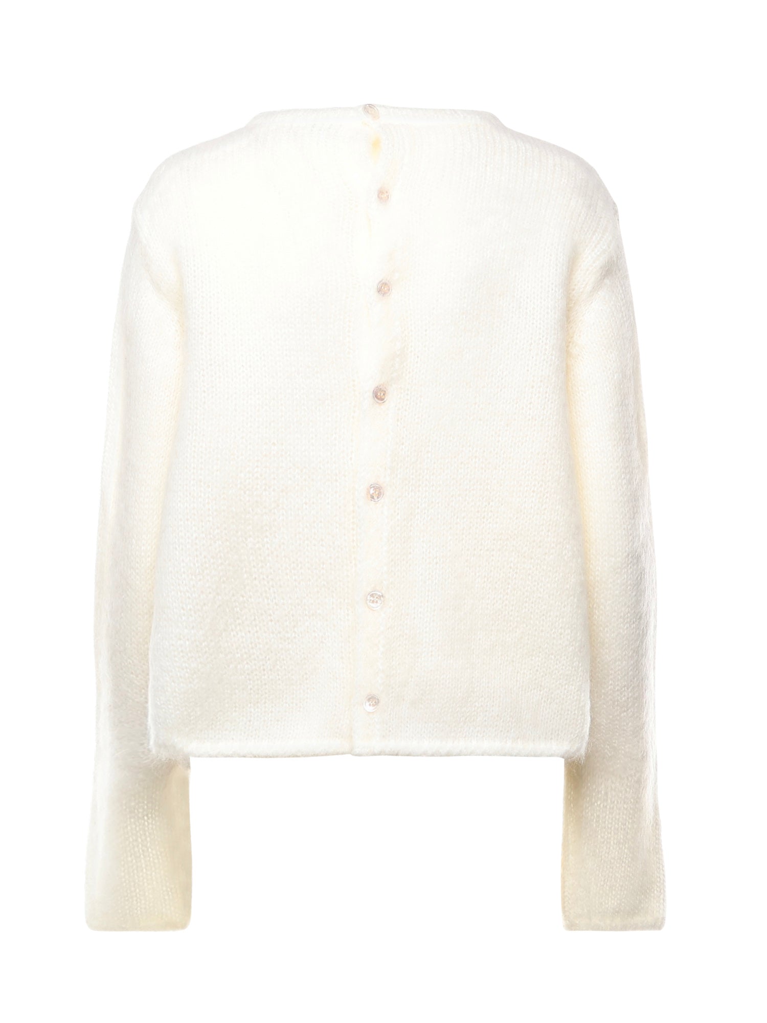 Loewe Sweaters White Wool/mohair/polyamide