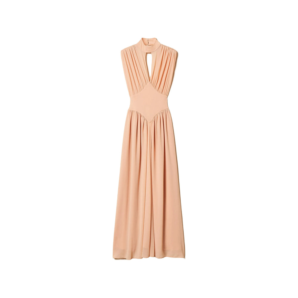 Dress Twinset Neutrals Polyester: 100