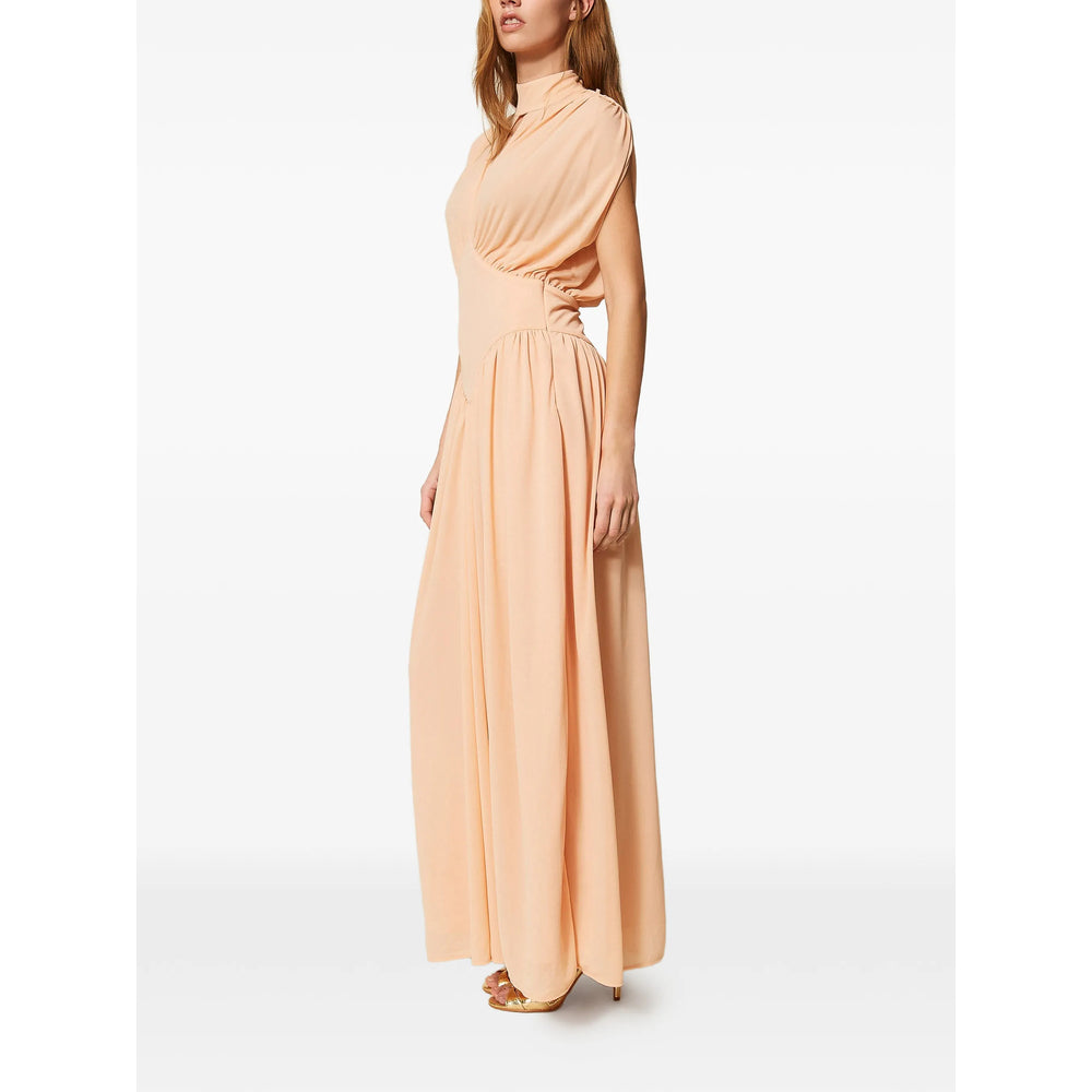 Dress Twinset Neutrals Polyester: 100