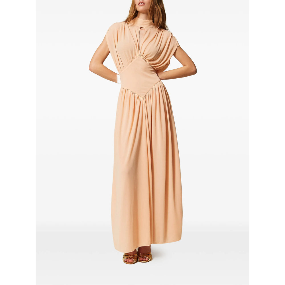 Dress Twinset Neutrals Polyester: 100