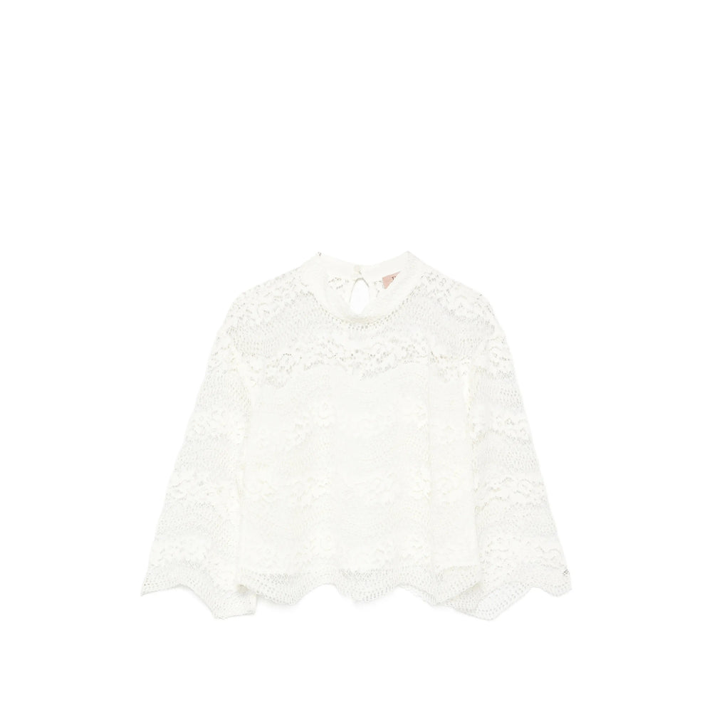 Shirt Twinset White Cotton: 14