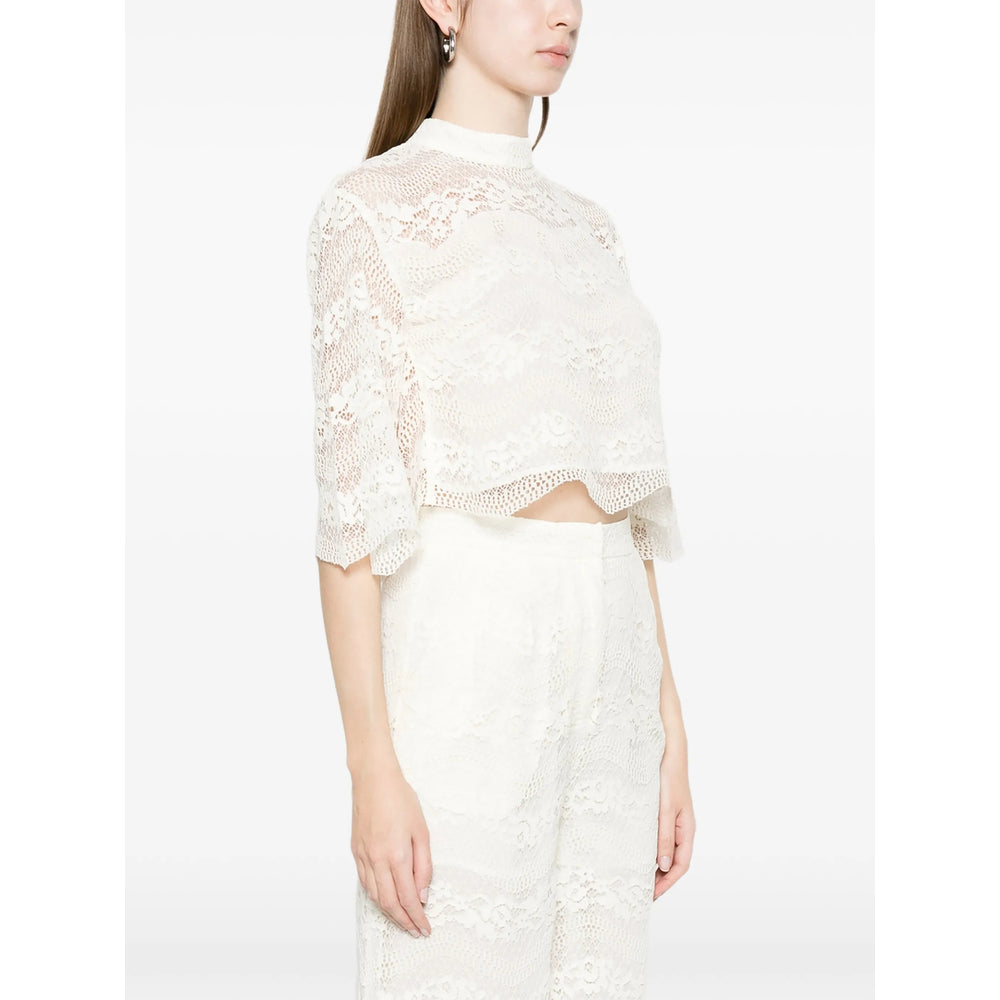 Shirt Twinset White Cotton: 14