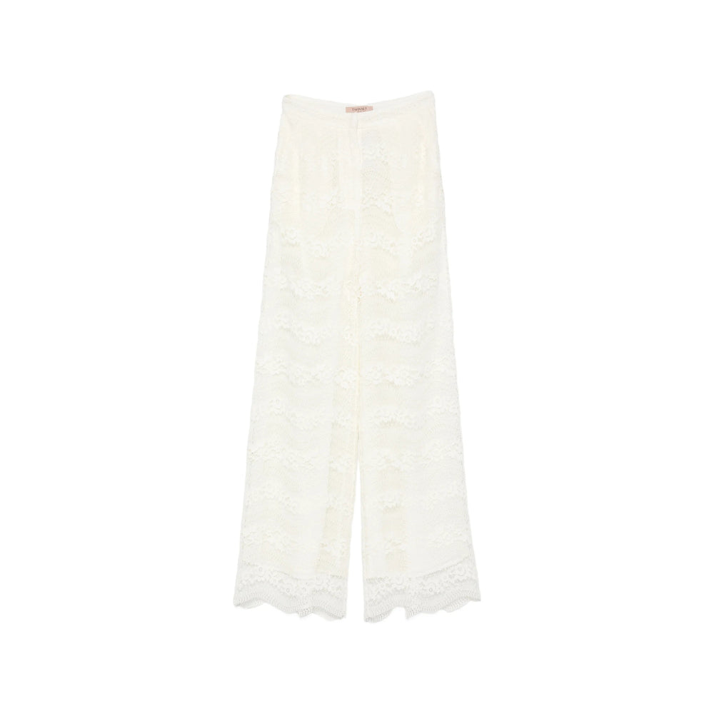 Pant Twinset White Cotton: 14