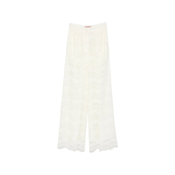 Pant Twinset White Cotton: 14