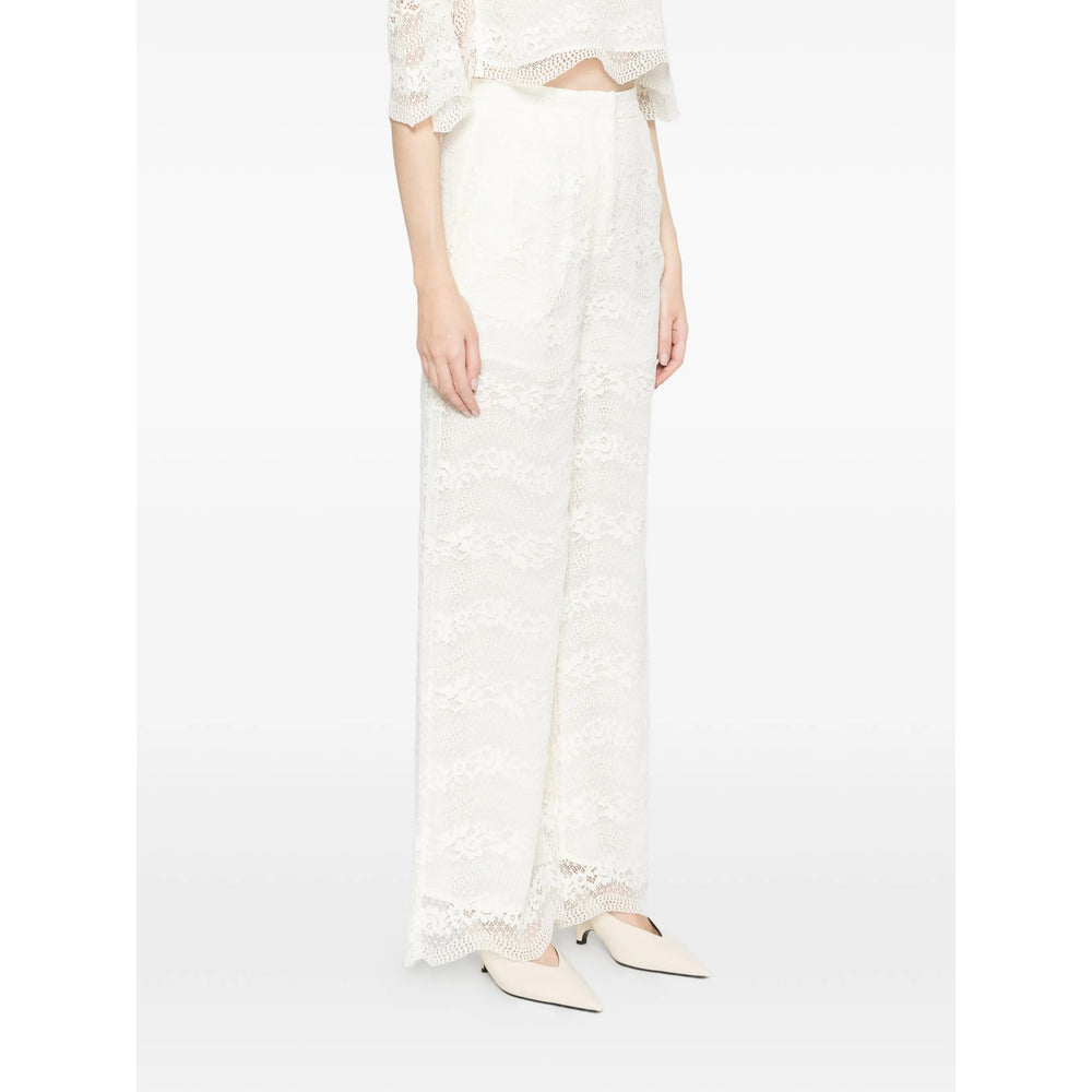 Pant Twinset White Cotton: 14