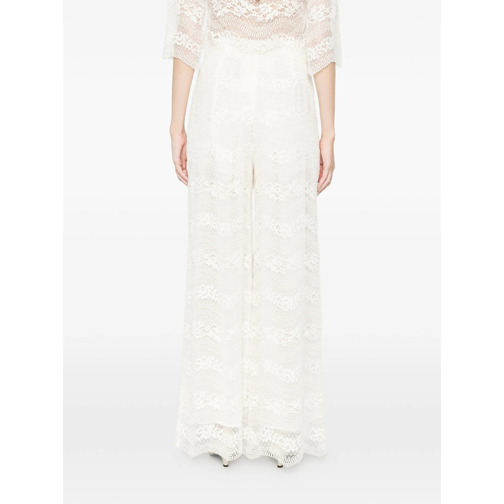 Pant Twinset White Cotton: 14