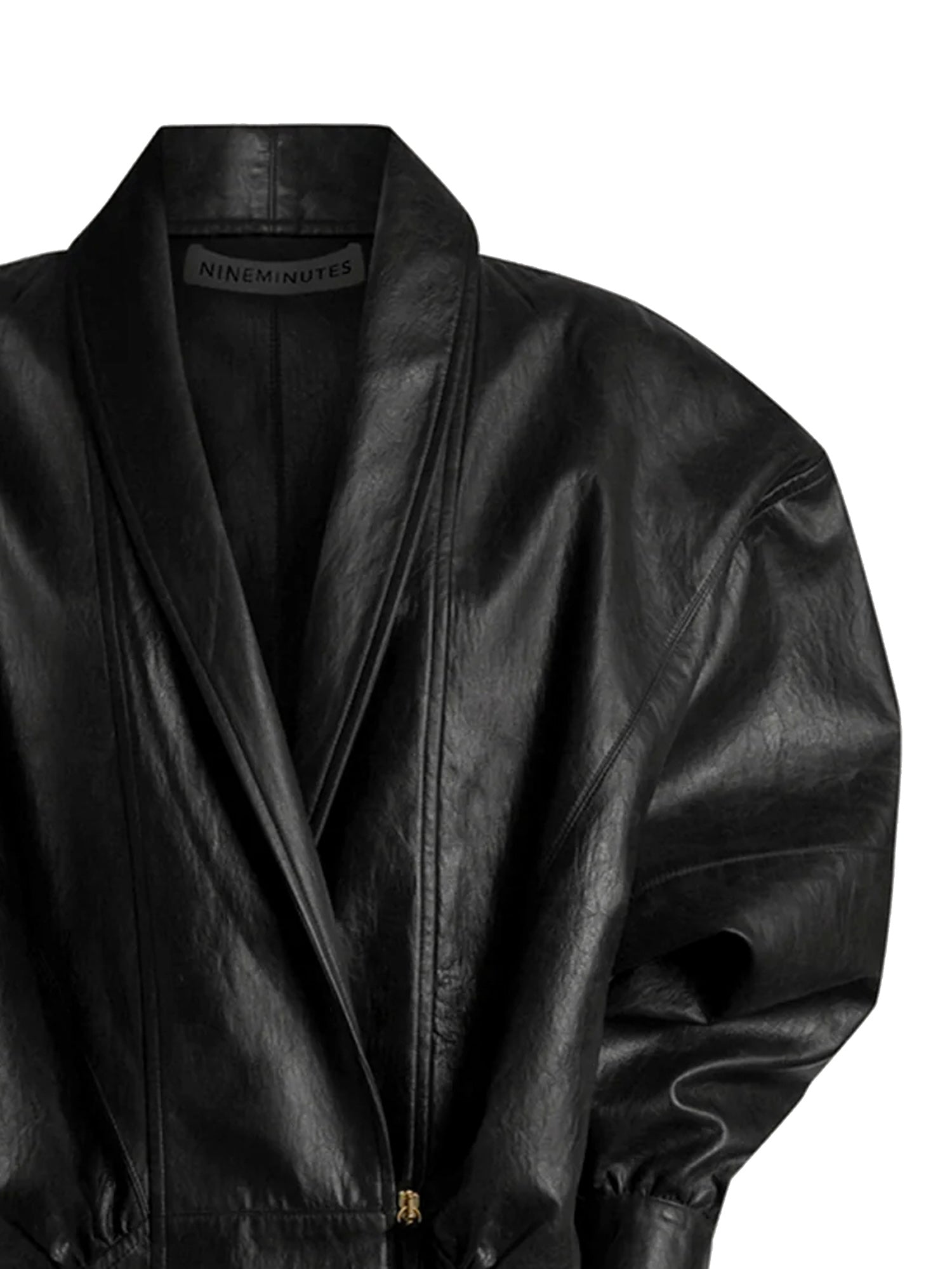 Nineminutes Jackets Black Polyurethane