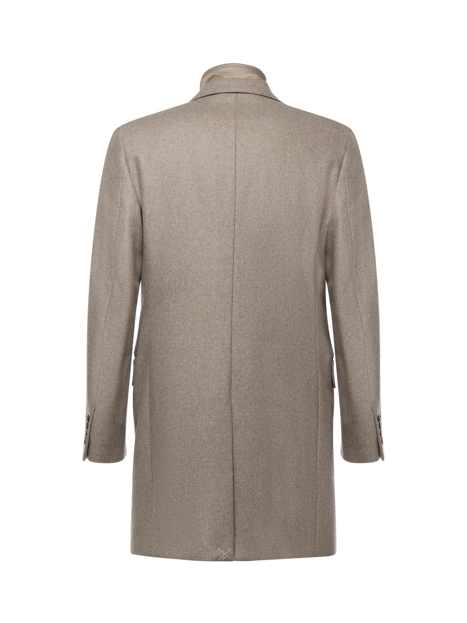 Fay Coats Beige Wool