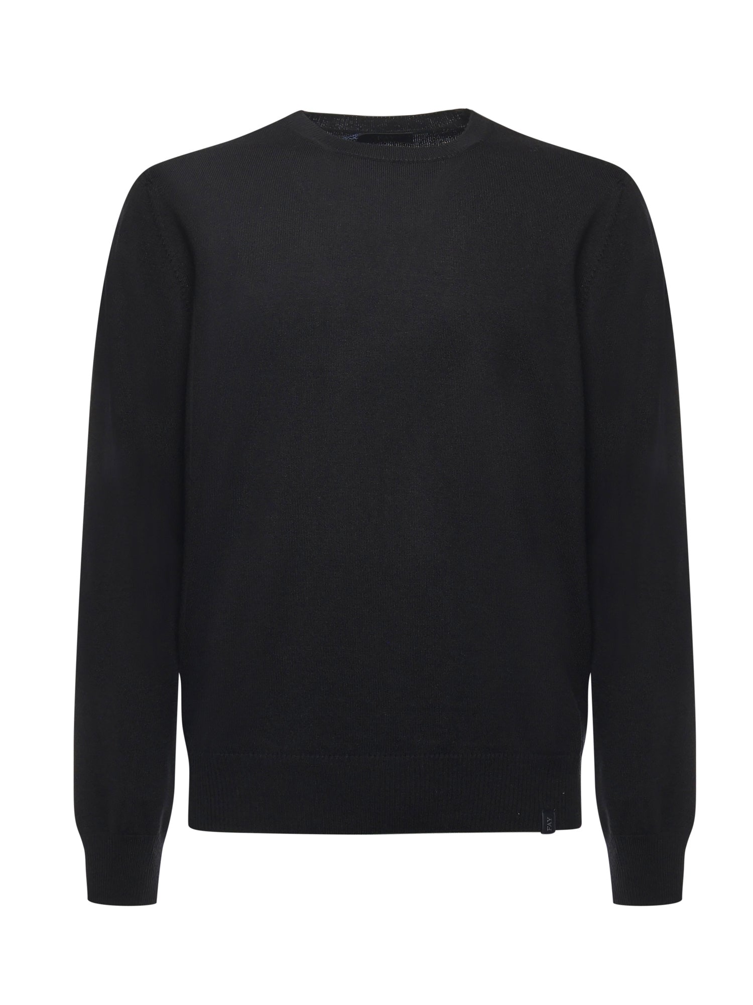 Fay Sweaters Black Virgin Wool