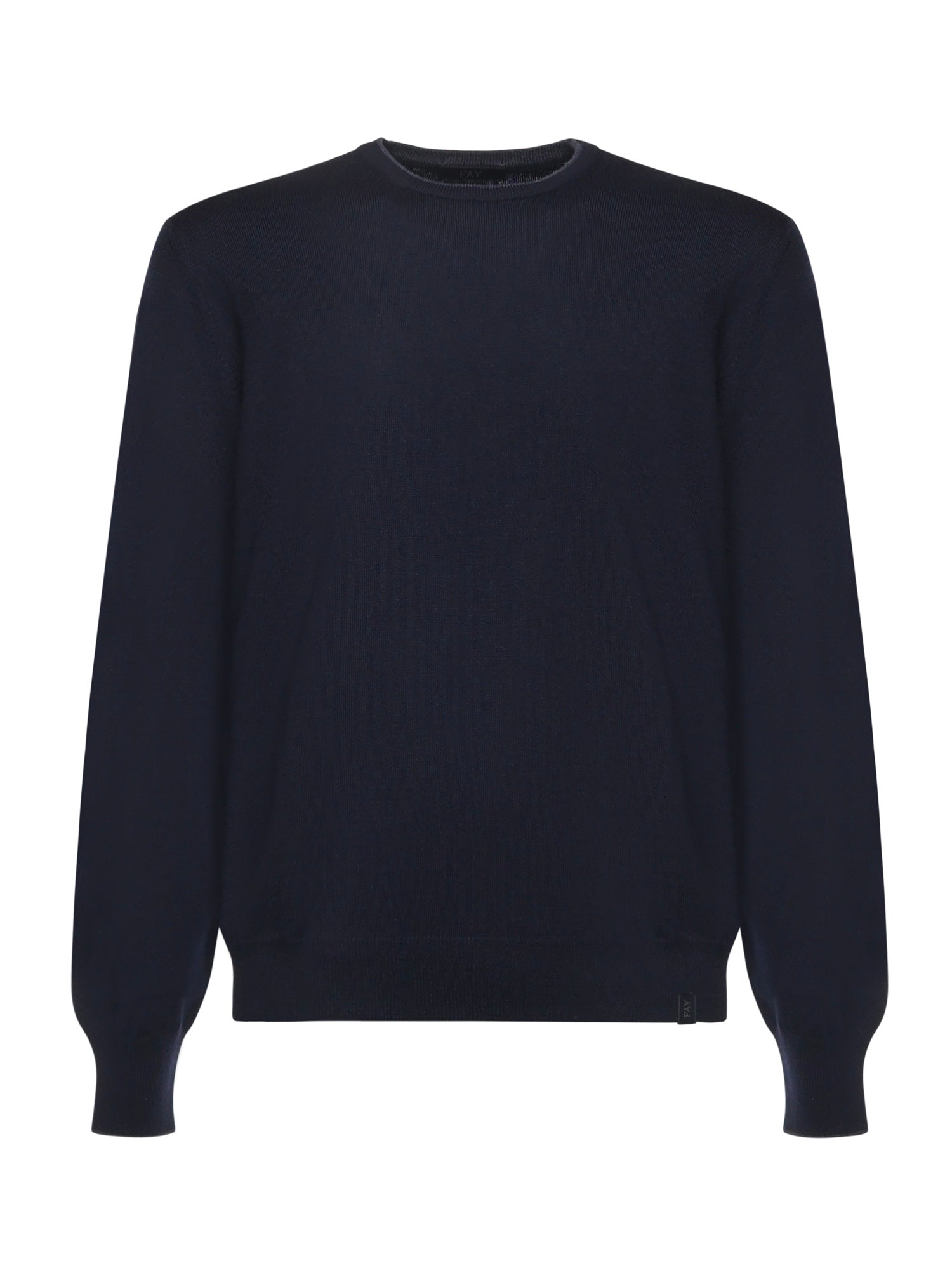 Fay Sweaters Blue Virgin Wool
