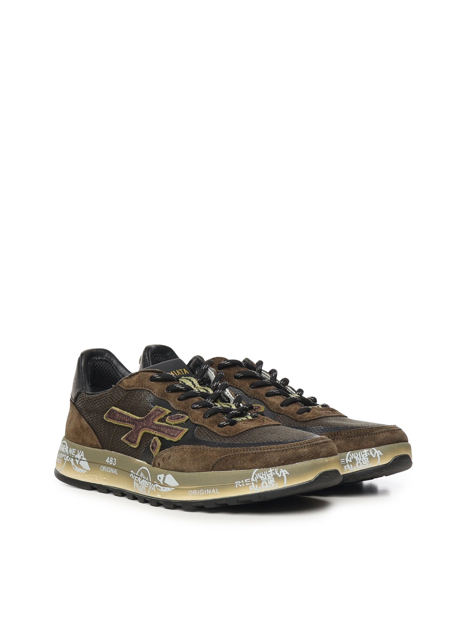 Premiata Sneakers Brown Tpu