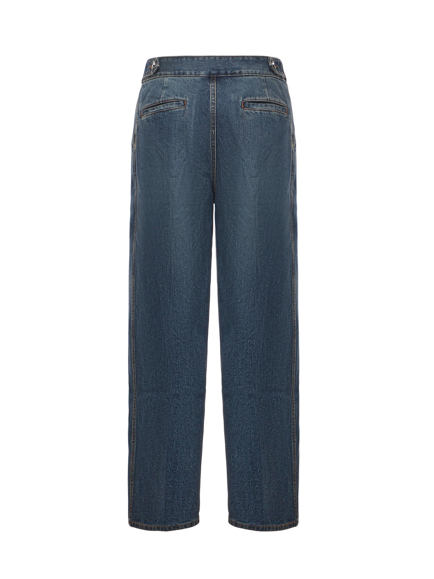 Alaia Jeans Bleu Delave Cotton