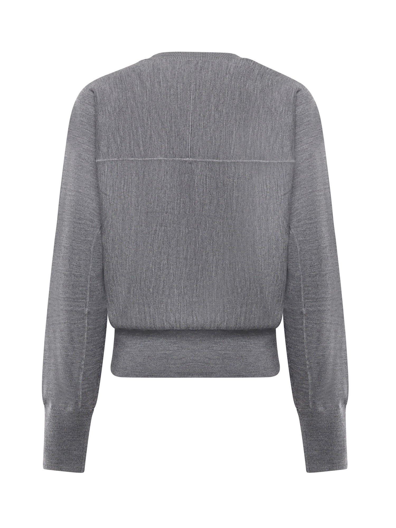 Pinko Sweaters Grey Wool