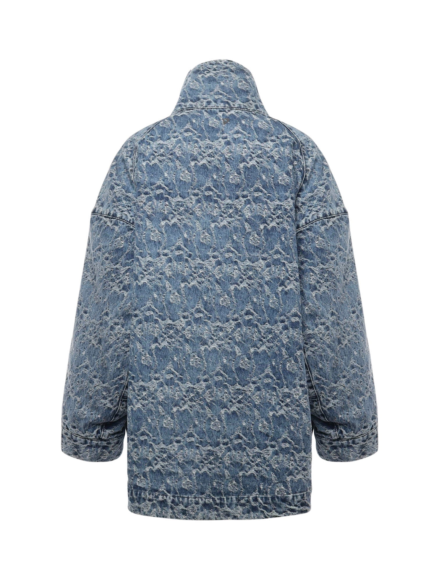Dondup Coats Blue Cotton
