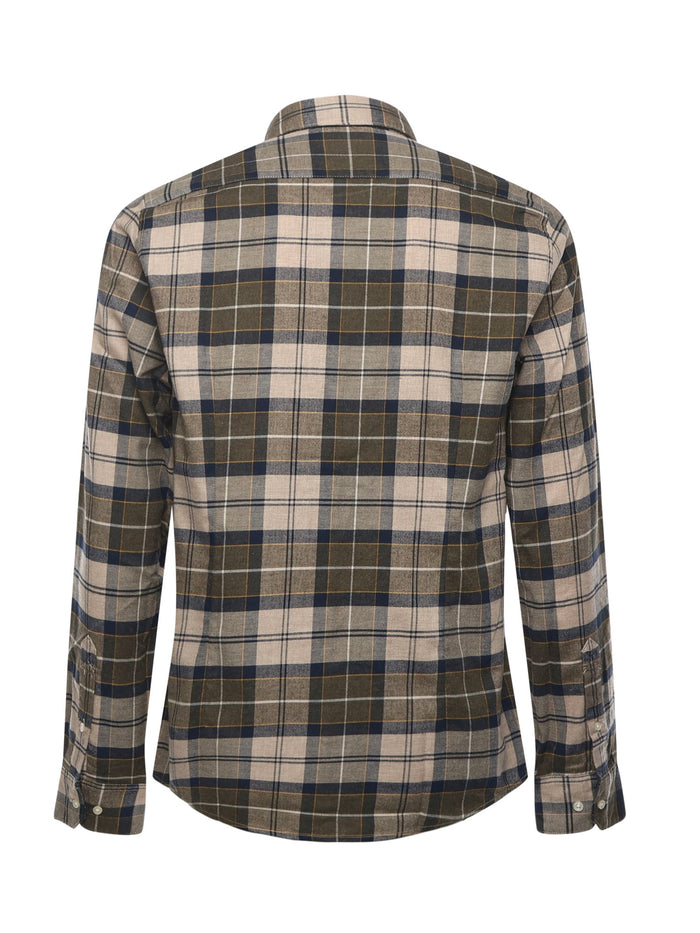 Barbour Shirts Forest Mist Cotton