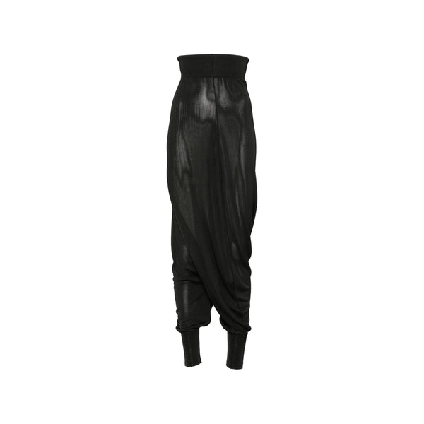 Jumpsuit Black Viscose High-waisted Trousers
