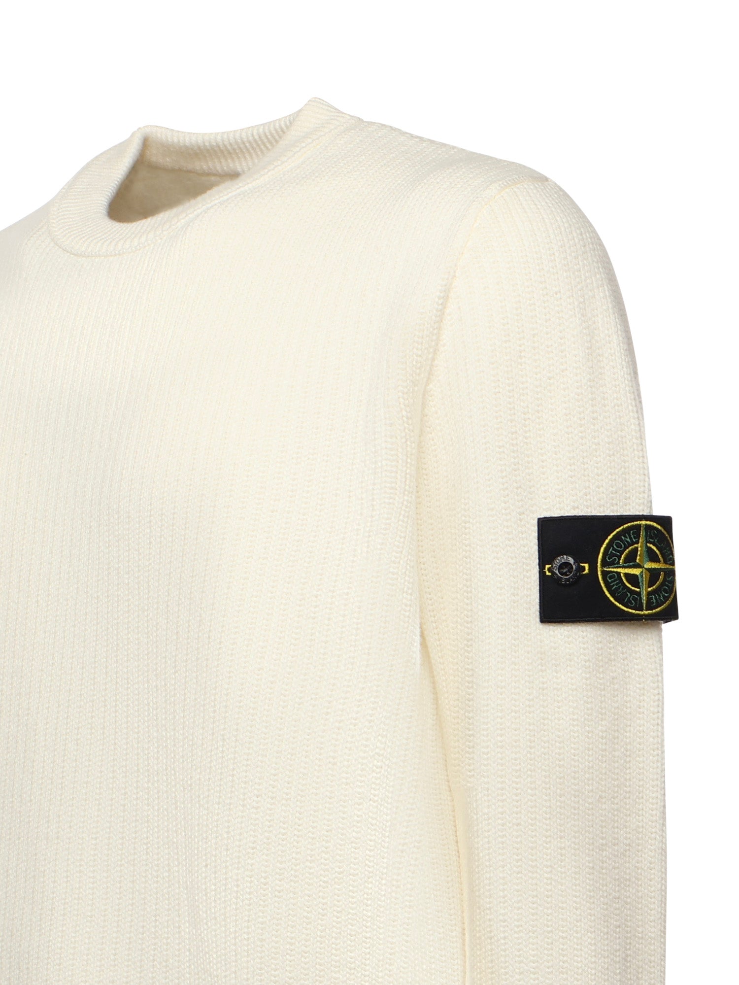 Stone Island Sweaters White Cotton