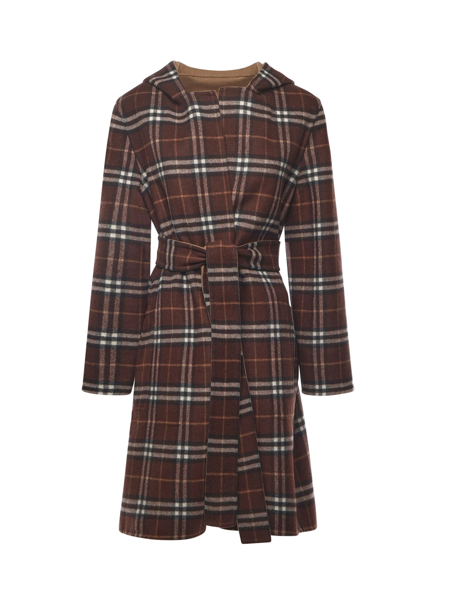 Burberry Coats Brown Wool
