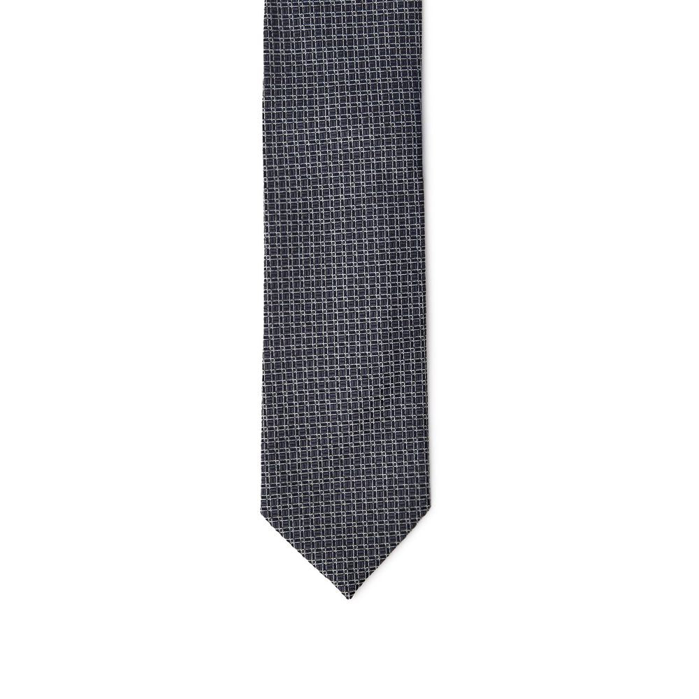Jil Sander 100% Silk necktie in gray — view 3