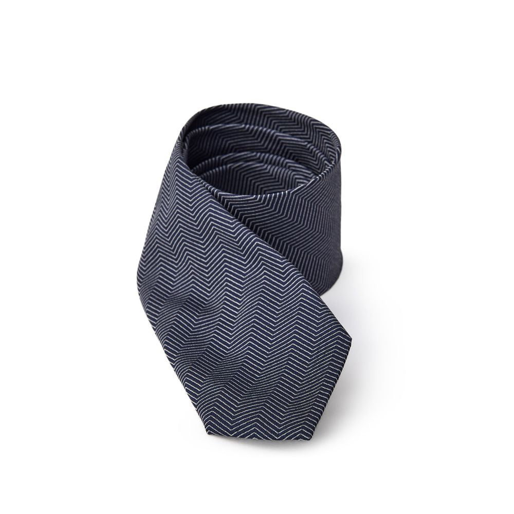 Jil Sander 100% Silk necktie in blue