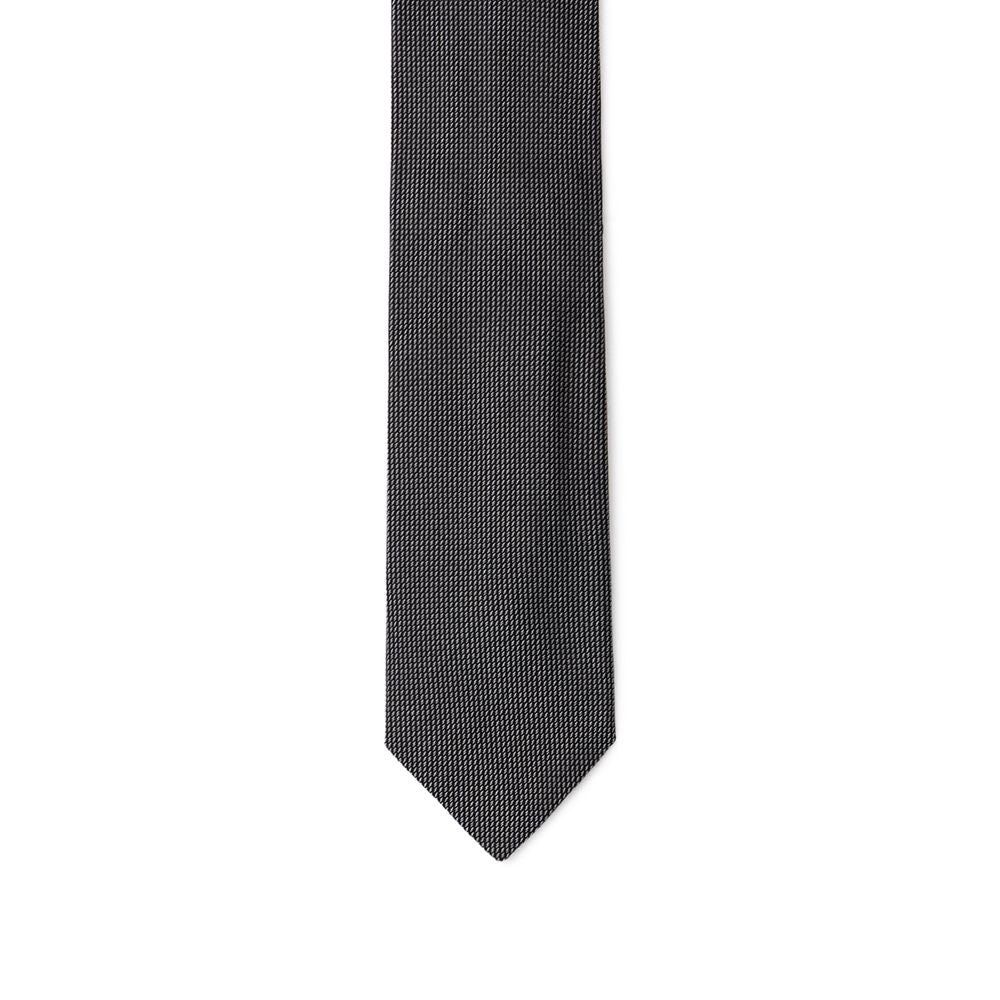 Jil Sander 100% Silk necktie in gray — view 3