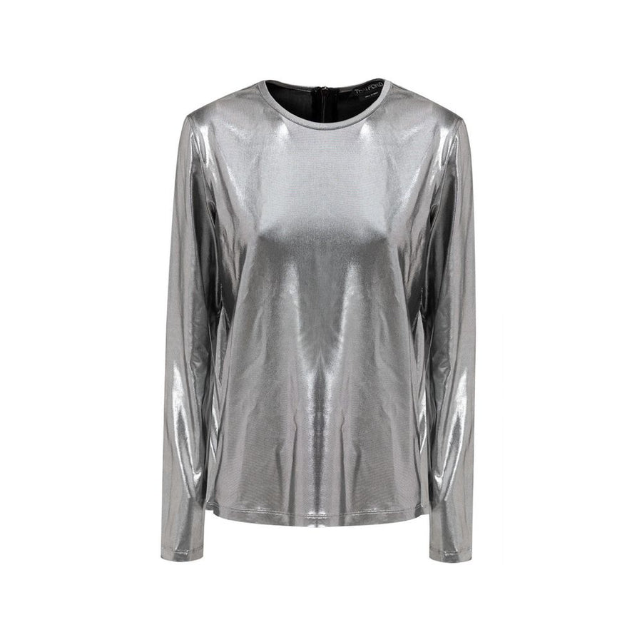Tom Ford 95% viscose shirt in silver