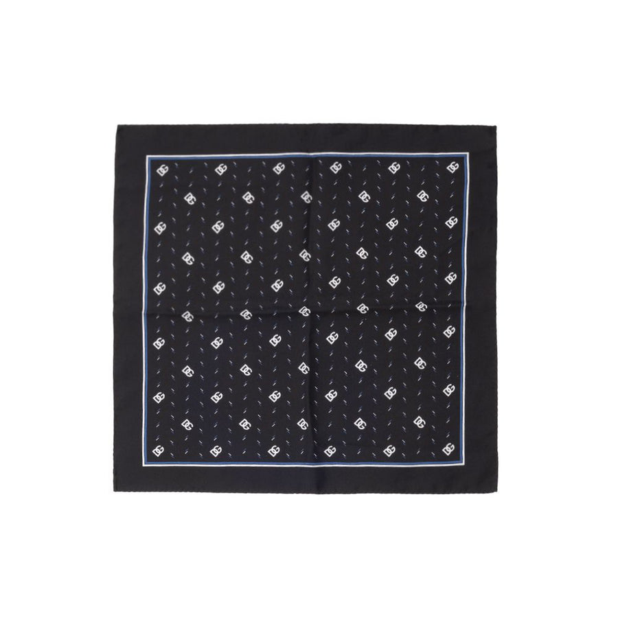 Dolce & Gabbana Silk twill pocket square in black