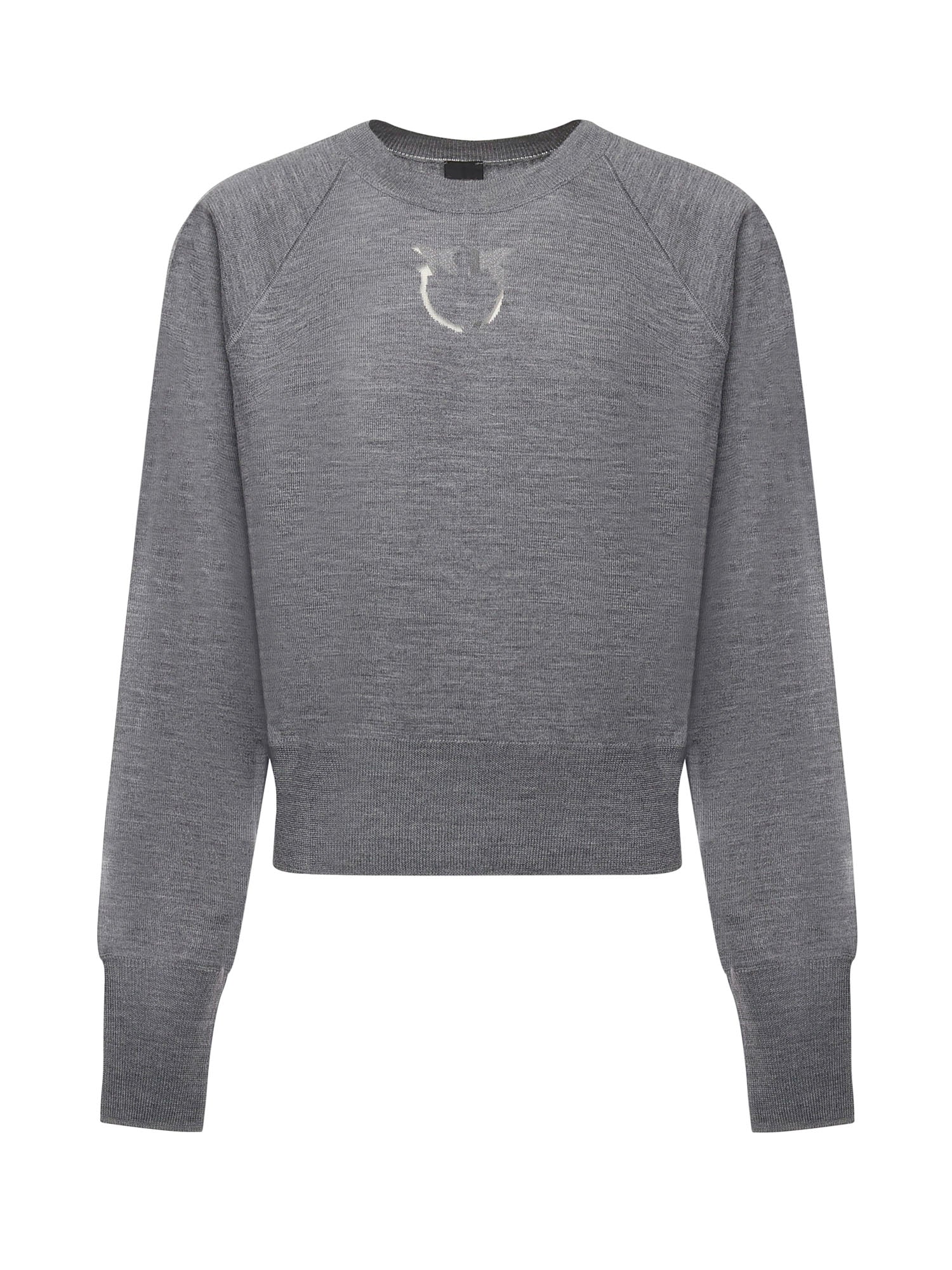 Pinko Sweaters Grey Wool