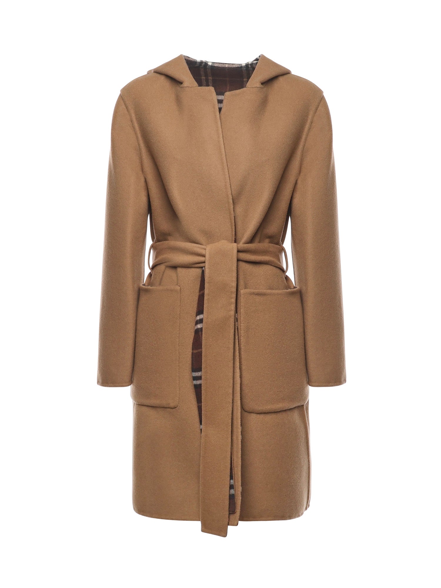 Burberry Coats Brown Wool