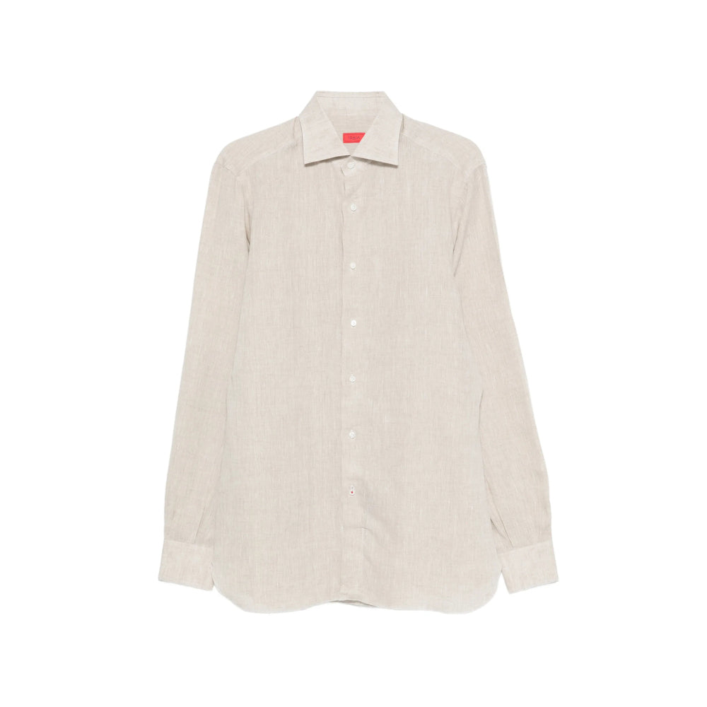 Shirt Isaia Neutrals Linen/flax: 100
