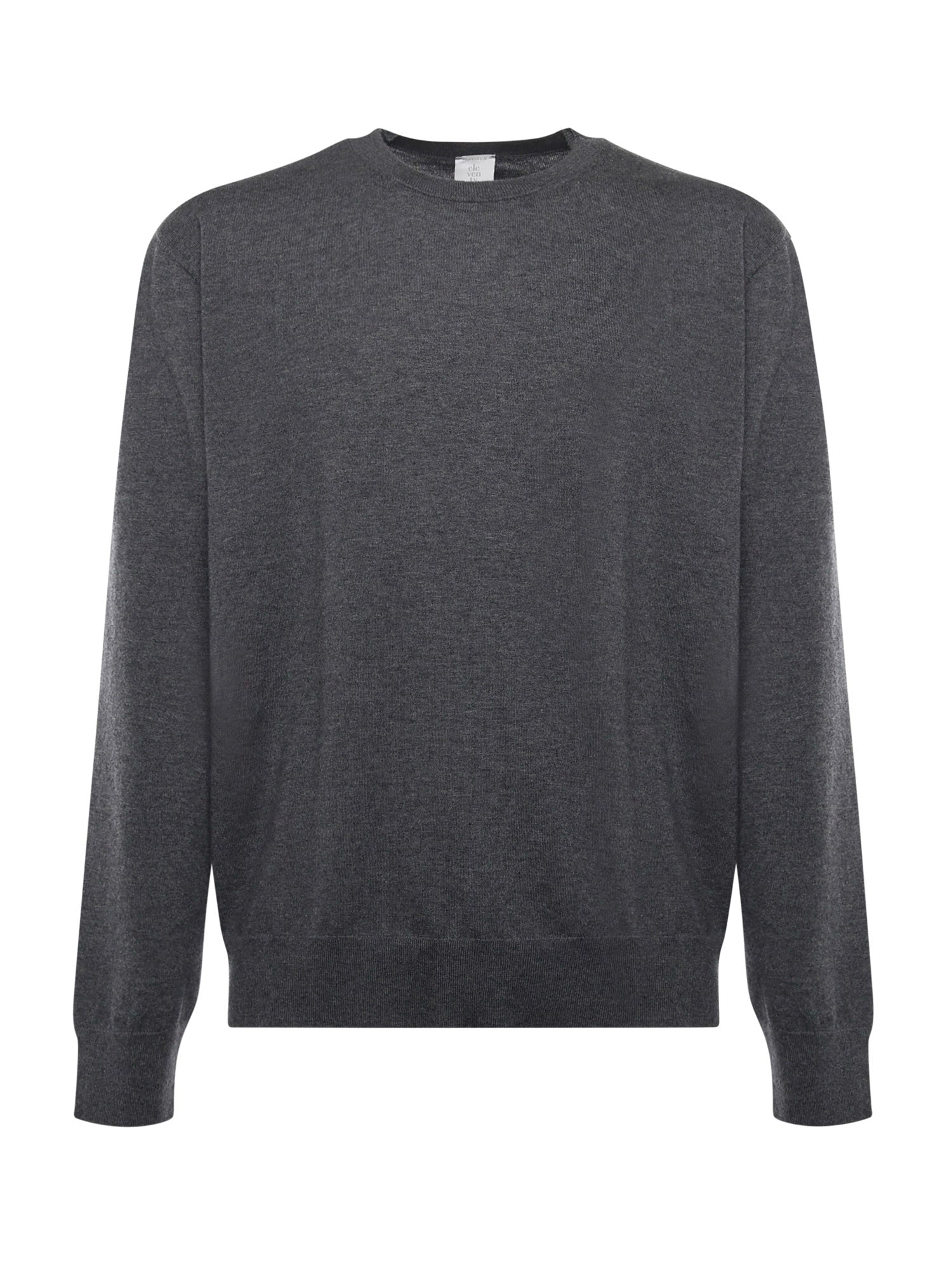Eleventy Sweaters Smoke Melange Gray Cashmere