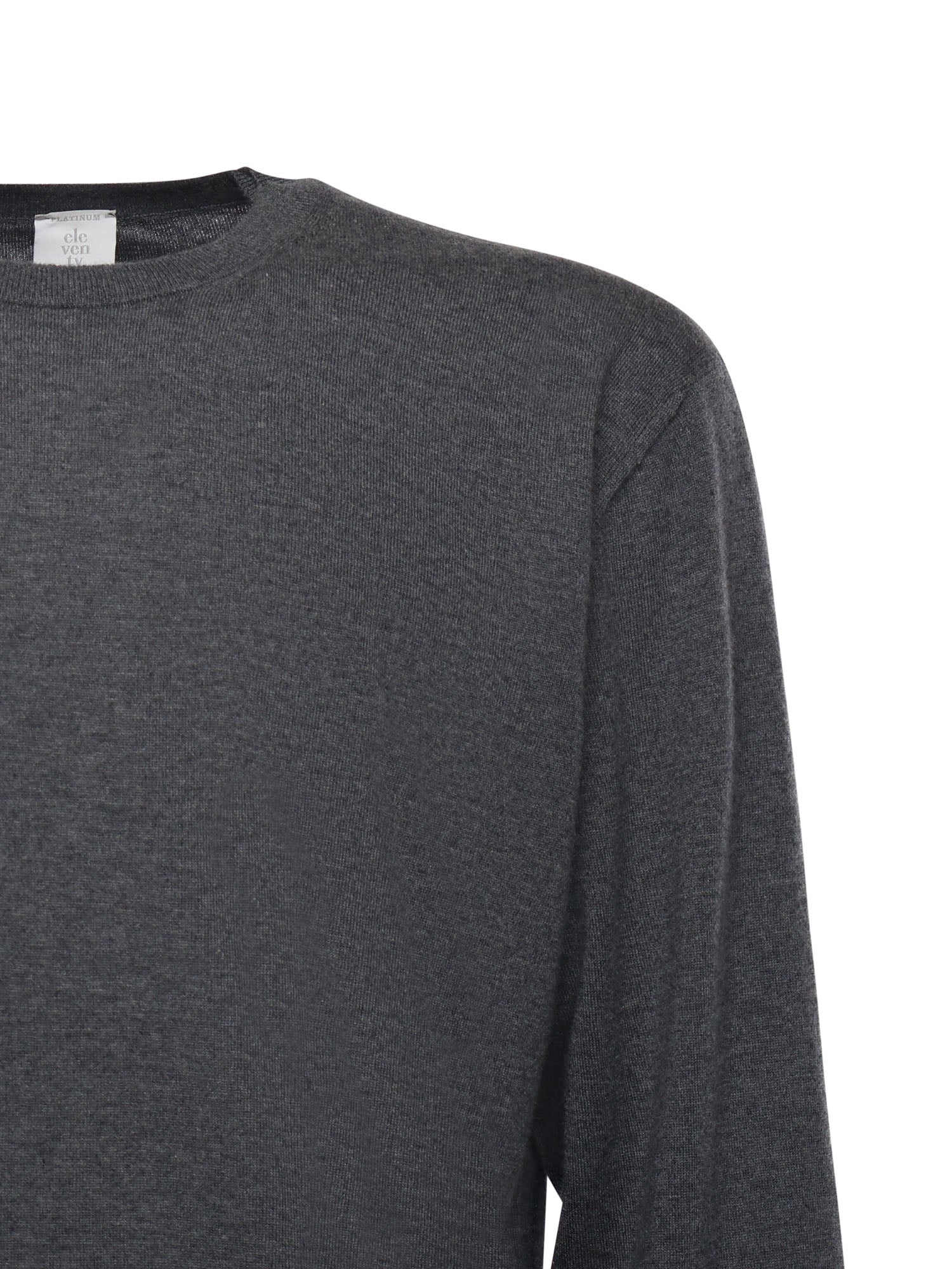 Eleventy Sweaters Smoke Melange Gray Cashmere