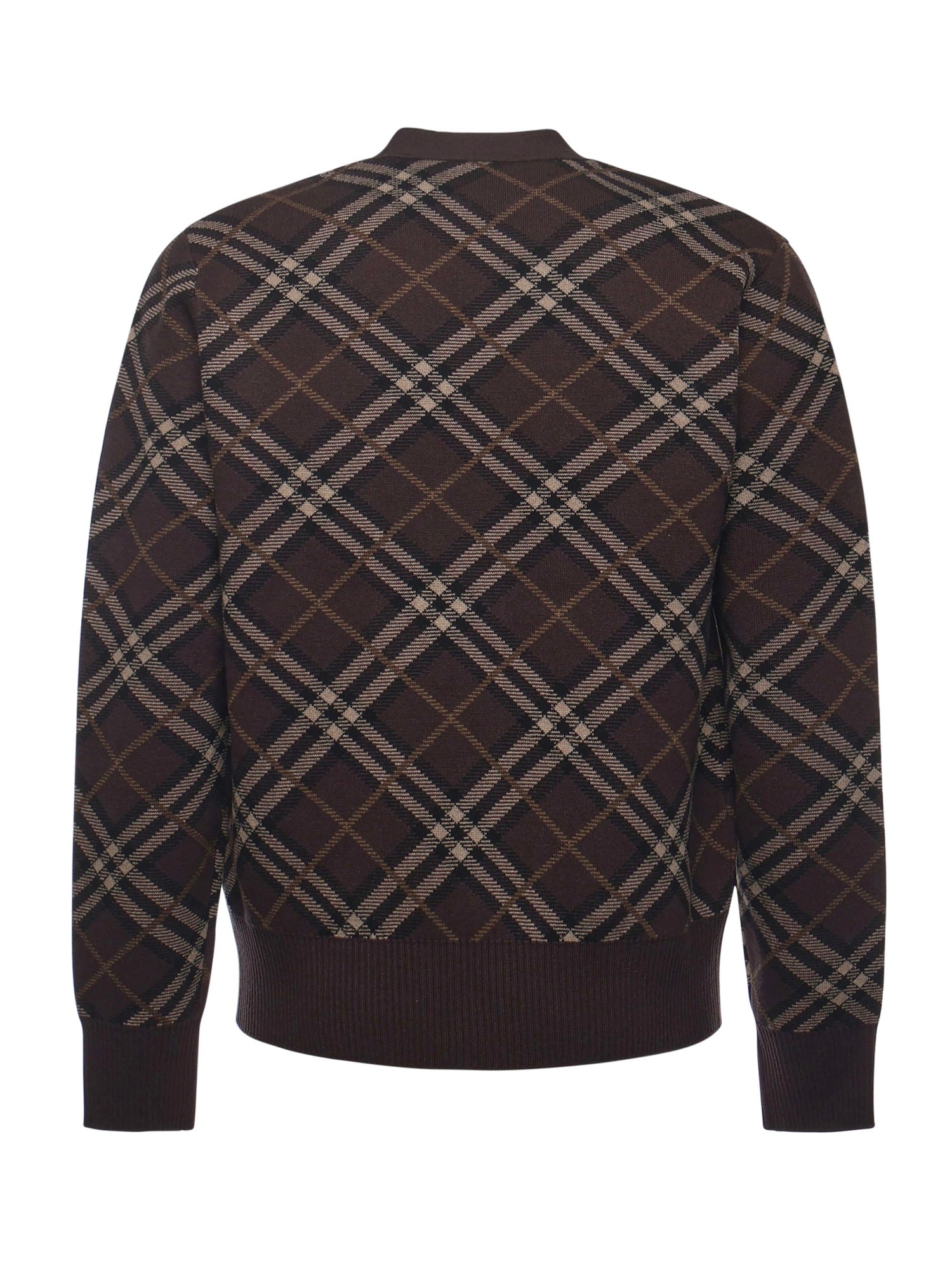 Burberry Sweaters Truffle Ip Check Wool