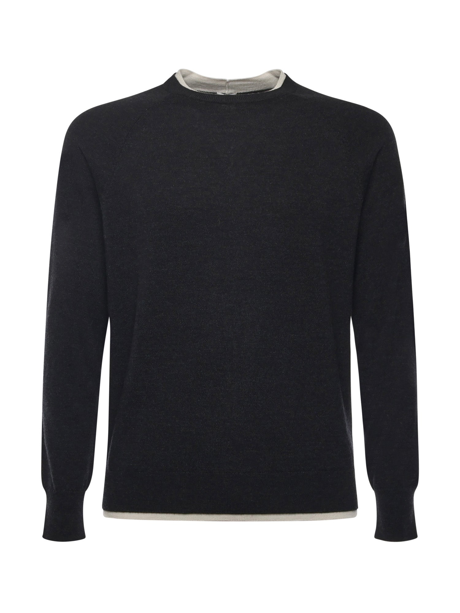 Eleventy Sweaters Gray And Sand Virgin Wool