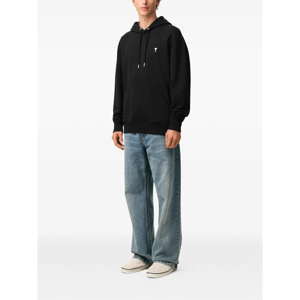 Sweatshirt Ami Paris Black Cotton: 100. Sweatshirts