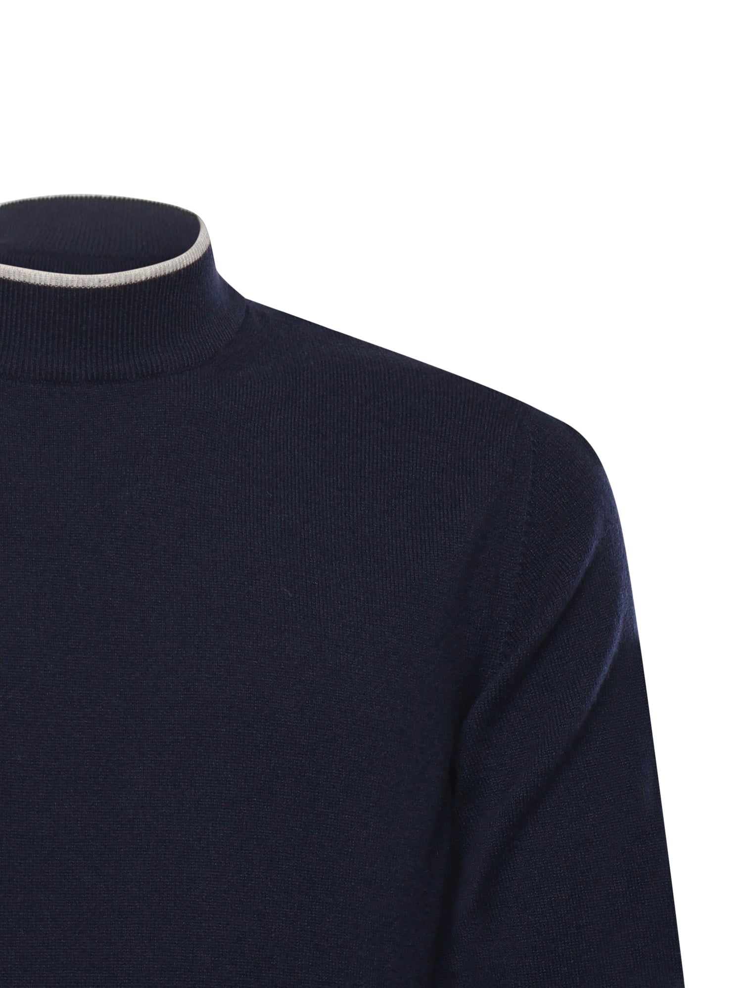 Eleventy Sweaters Blue, Light Gray Cashmere