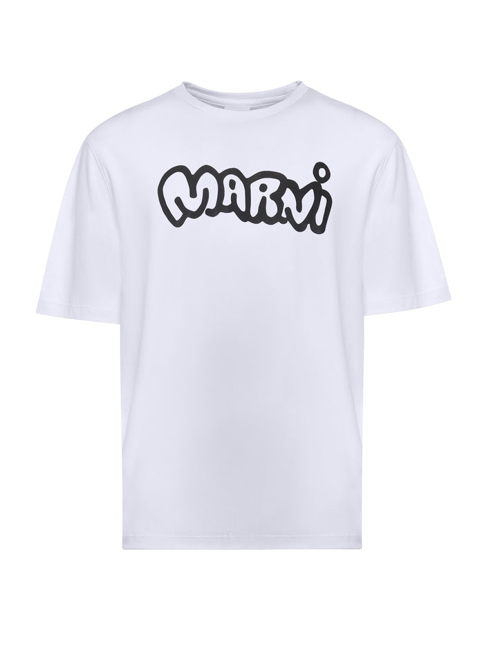 Marni T-shirts and Polos Lilywhite Cotton Knit