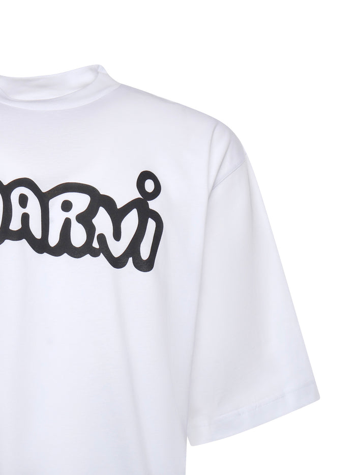 Marni T-shirts and Polos Lilywhite Cotton Knit