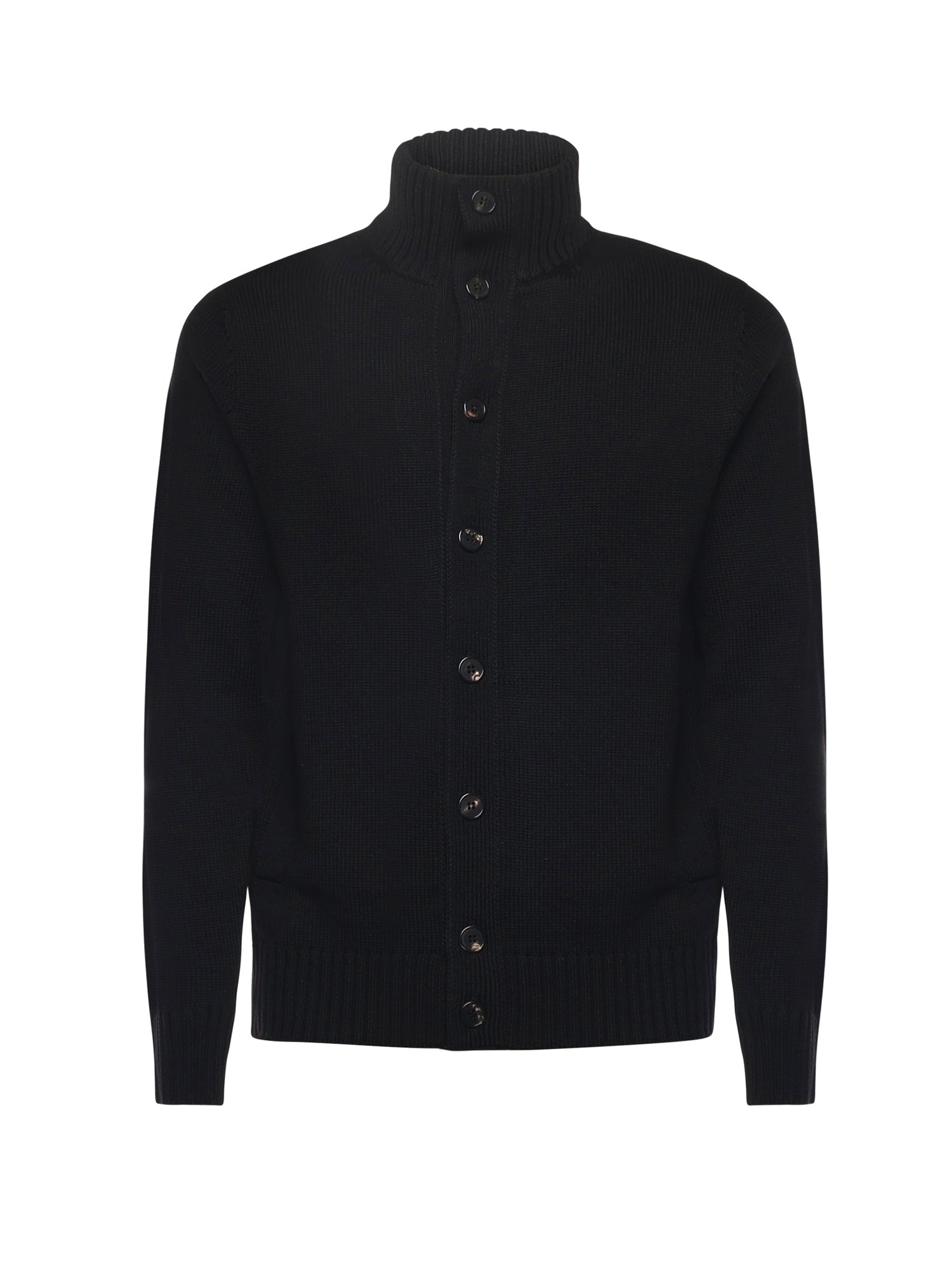 Zanone Sweaters Black Virgin Wool