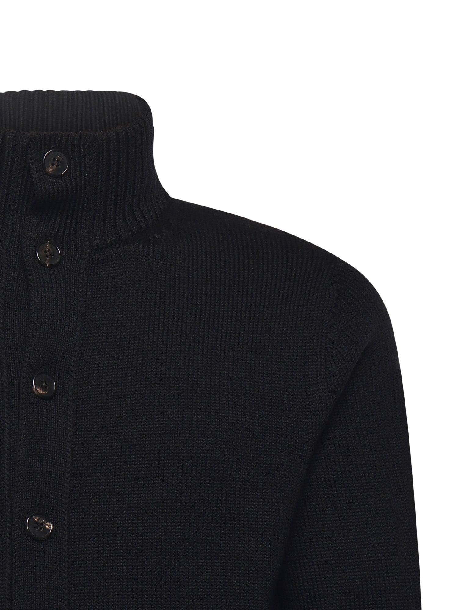 Zanone Sweaters Black Virgin Wool