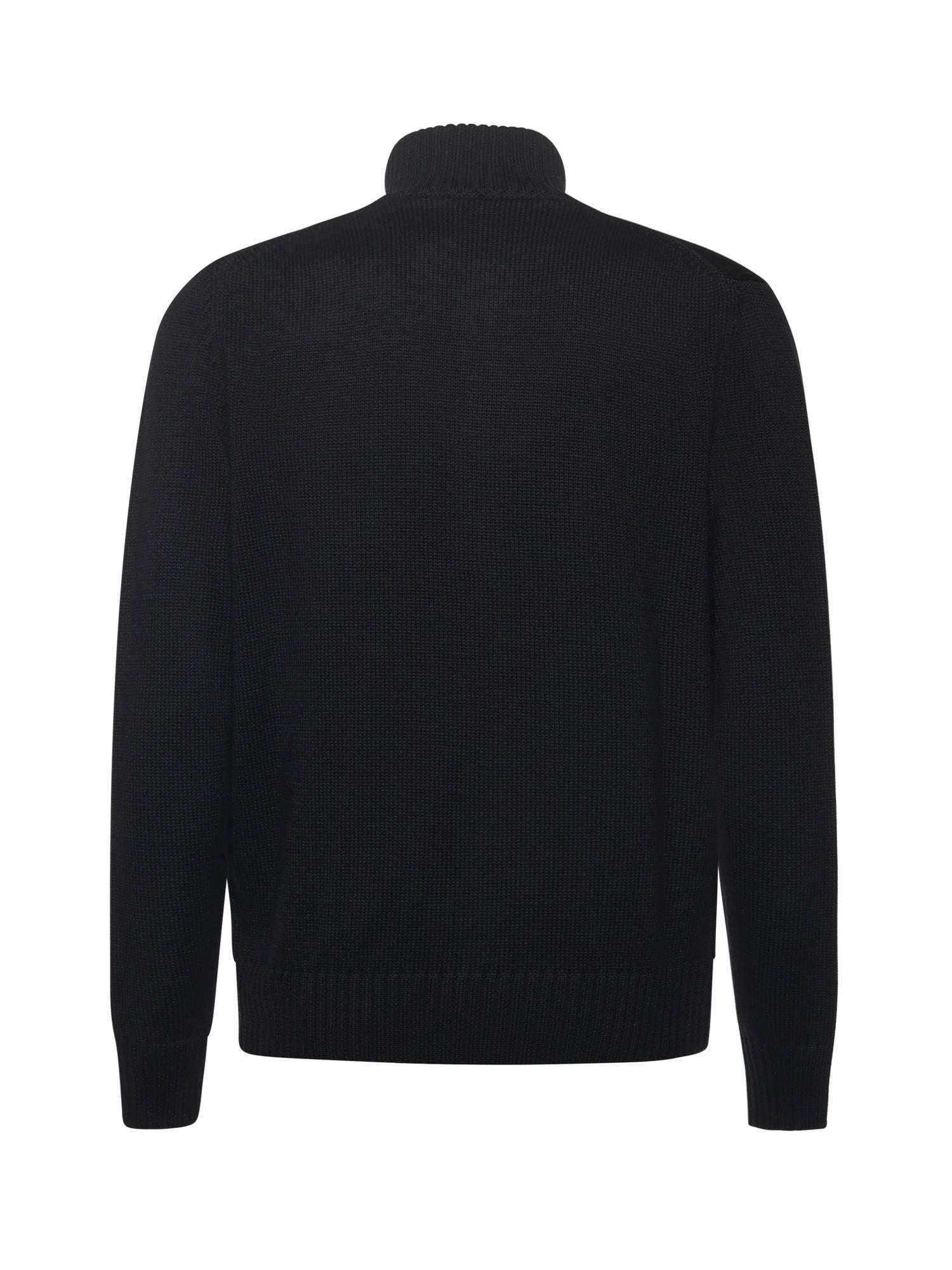 Zanone Sweaters Black Virgin Wool