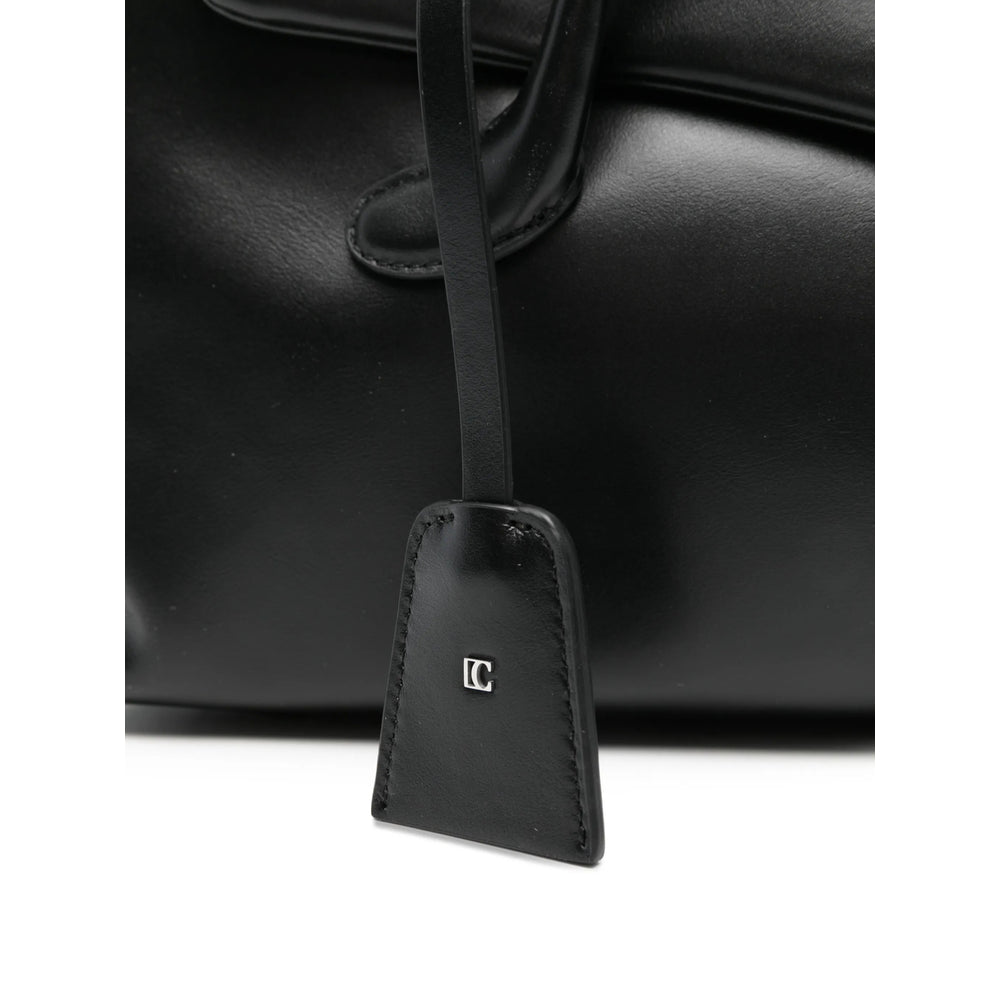 Bag Low Classic Black Calf Leather: 100